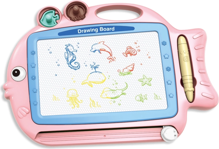 Dvostranska risalna tabla ribica 2v1 SPARKYS