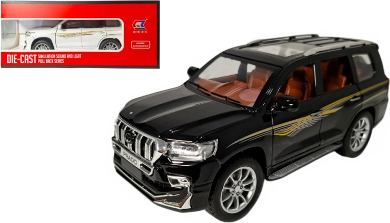 Kovinski model Toyota Land Cruiser Prado 1:24 z lučmi in zvokom