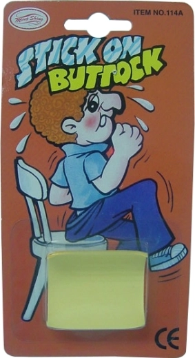 Prilepljena zadnjica – šaljiv dodatek za zabavo s prijatelji