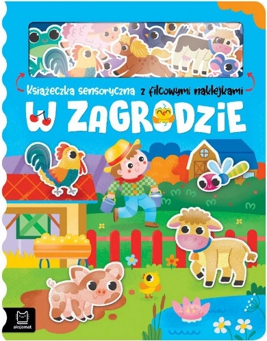 Na kmetiji – čutna knjižica z volnenimi nalepkami iz filca