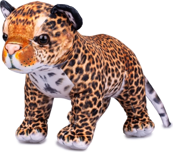 Plišasti leopard 40 cm – realistična stoječa igrača