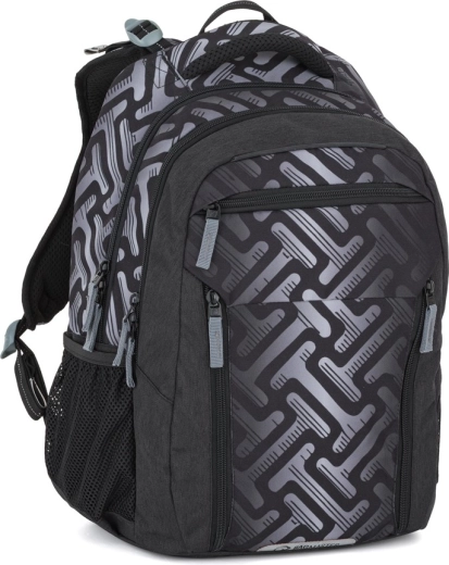 Bagmaster Porto school backpack, grey