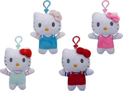 Hello Kitty pliš s sponko 12 cm - 1 kos