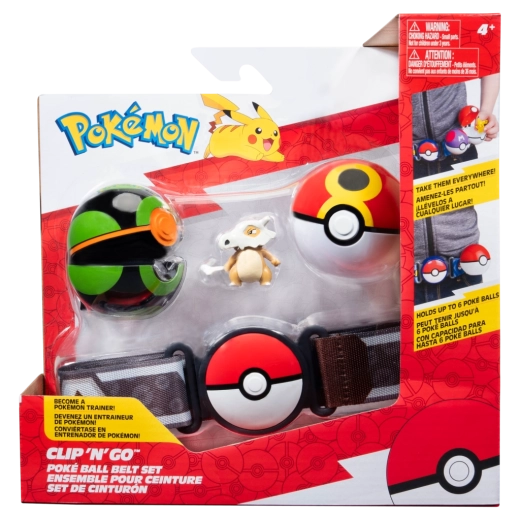 Pokémon Clip ’N’ Go pas s Pokéballi in figurico Cubone