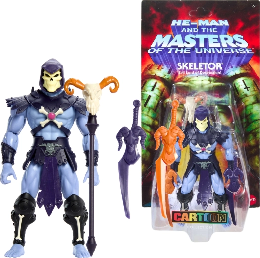 Masters of the Universe figurica Skeletor 14 cm z dodatki
