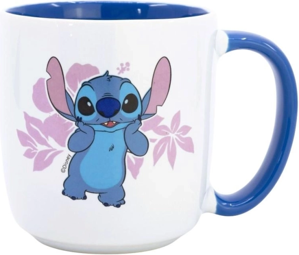 Stor velik keramični lonček Stitch 400 ml – 2. kakovost