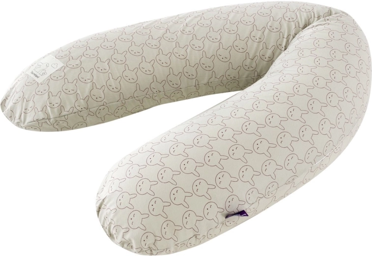 Träumeland elastic nursing pillow Kuschelhase Green