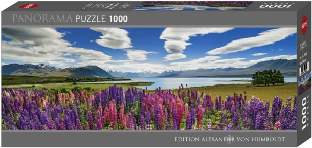 Panoramske puzzle 1000 kosov – jezero Tekapo