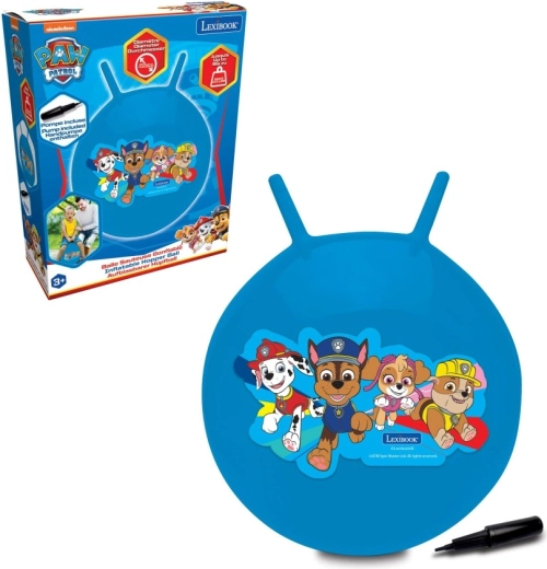 Skakalna žoga z ročaji PAW Patrol modra 45 cm Lexibook