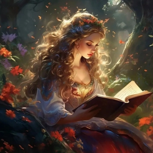 Paint by Numbers – Girl with a Book 40 × 50 cm