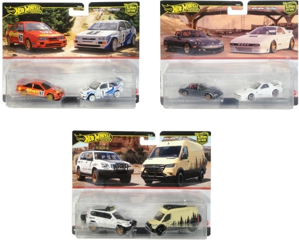 Hot Wheels Premium komplet 2 kovinskih avtomobilčkov