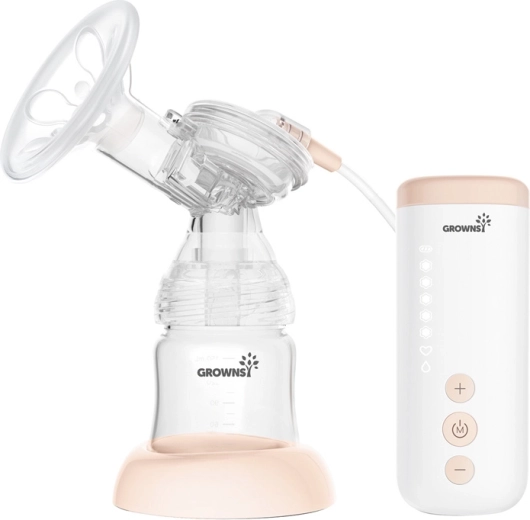 Električna prsna črpalka Grownsy roza