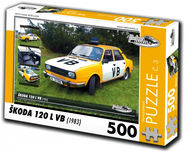 Puzzle RETRO-AVTOMOBILI Škoda 120 L VB