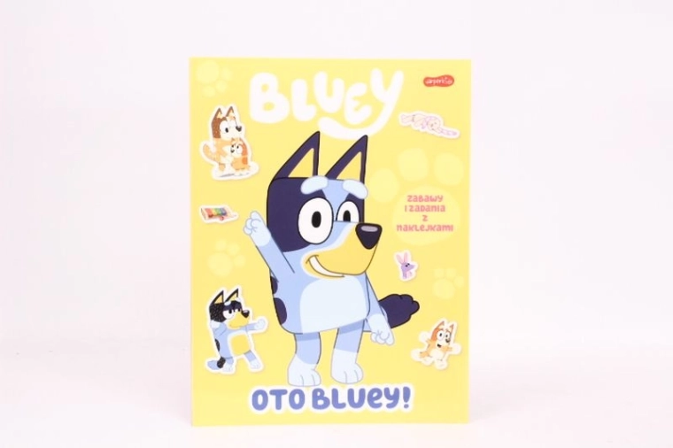 Bluey: zabava in naloge z nalepkami