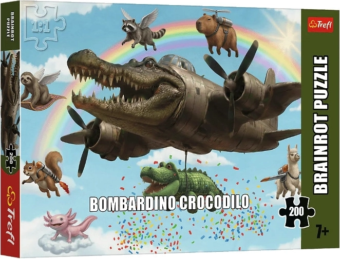 Trefl sestavljanka BrainRots Bombardino Crocodilo 200 kosov