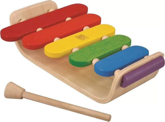 Ovalni ksilofon PlanToys za otroke