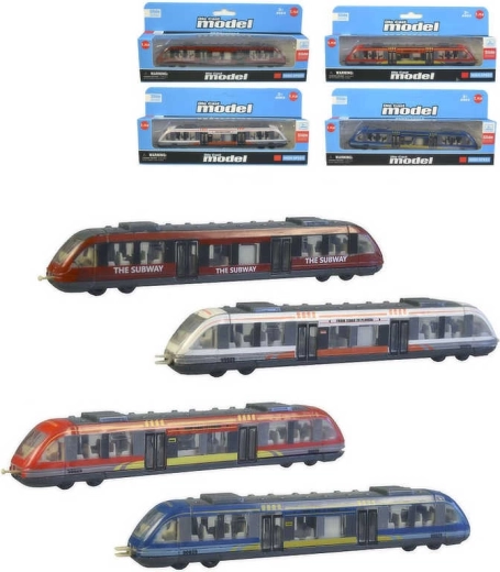 Kovinska vlakovna garnitura metro 17 cm - 1 kos