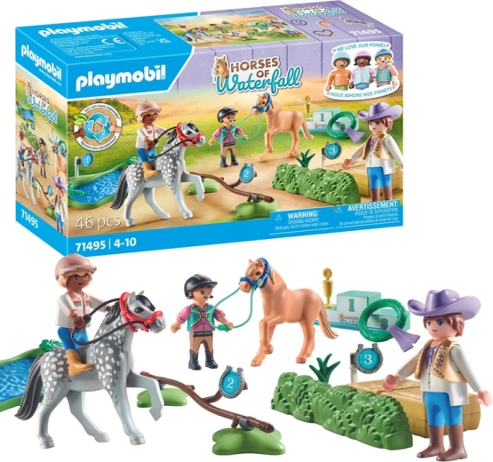 Playmobil Horses of Waterfall turnir ponijev z ovirami