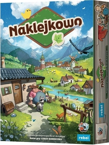 Rebel Nalepkovo: Cozy Stickerville – družinska kooperativna igra z nalepkami