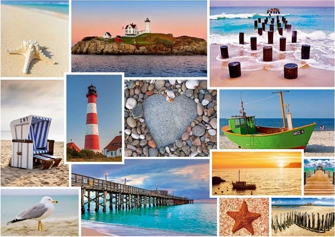 Sestavljanka Ob morju 1000 koščkov SCHMIDT