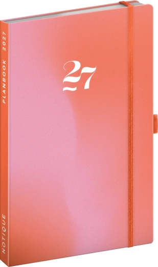 Notique Planbook dnevnik in beležnica Koral 2027, 13 × 21 cm