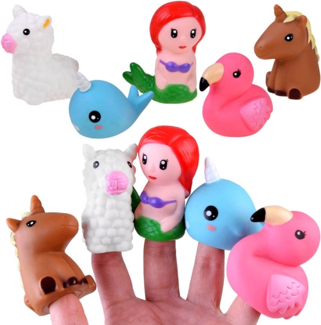 Pisana zbirka prstnih lutk za otroke