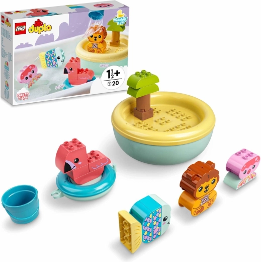 LEGO DUPLO Moja prva kopel: plavajoči otok z živalmi
