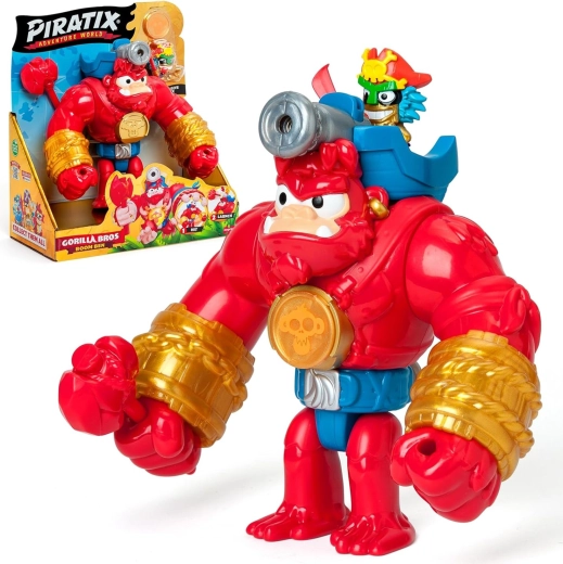 Piratix Adventure World komplet s figurko in dodatki Crazy Jungle Gorilla Bros Boom Ben