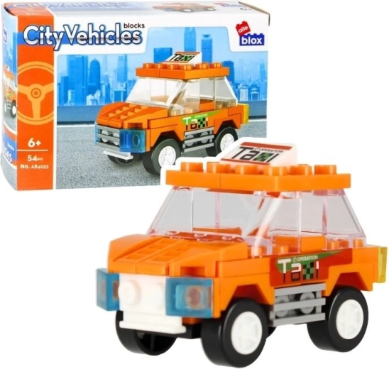 Alleblox City taxi building set - 1 piece