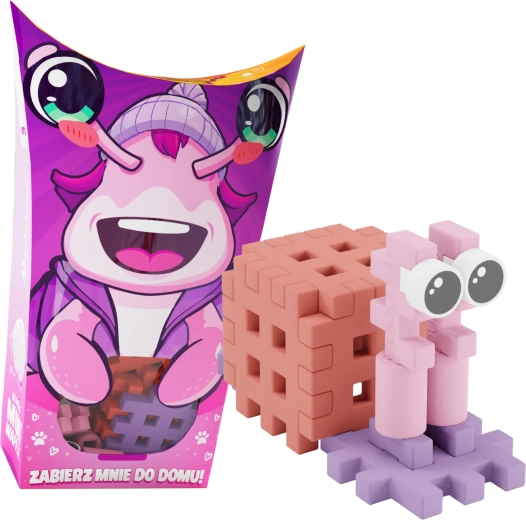 Gradbeni komplet MINI WAFFLE Pocket Pets – polž
