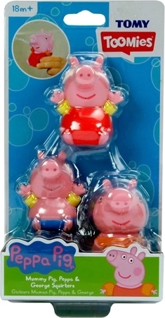 TOMY kopalne figurice Peppa Pig (3 kosi)