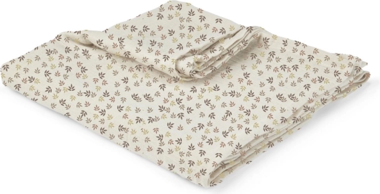 Nuuroo Minnie muslin swaddle blanket mix leaf