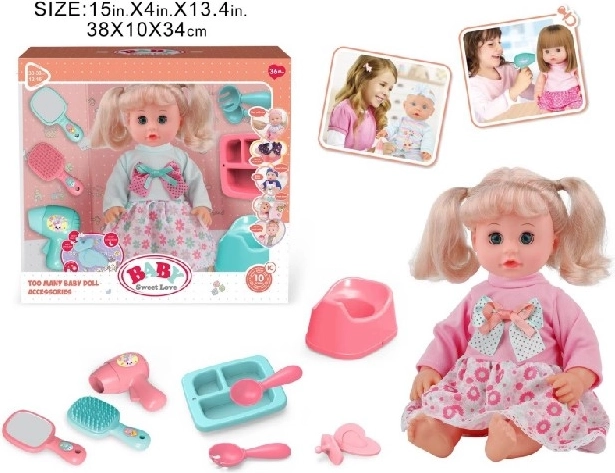 Baby Sweet Love interaktivni dojenček z kahlico in dodatki
