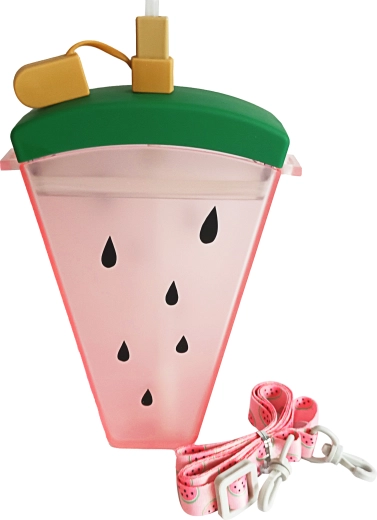 Lonček za pitje s slamico – lubenica