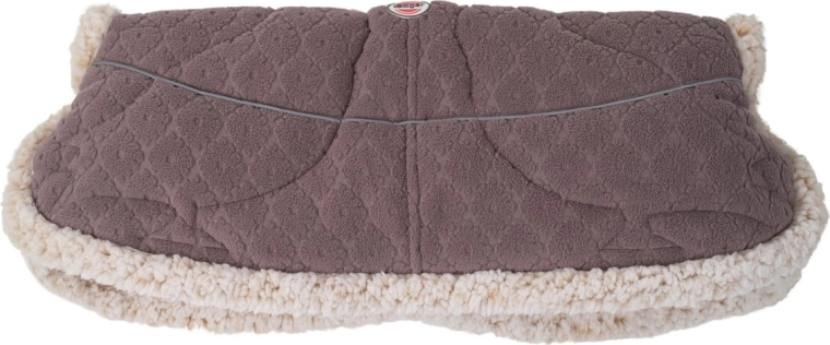Lodger warmer folklore fleece mauve – prevleka za ročaj vozička