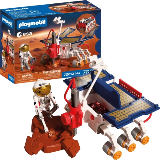Playmobil vesoljska misija Mars – rover in astronavt ESA z dodatki, 76 delov