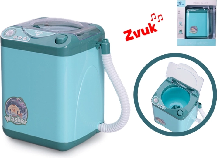Otroški pralni stroj z zvoki in lučmi, 14 × 10,5 cm
