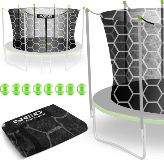 Neo-Sport notranja zaščitna mreža za trampolin 465 cm (15 ft) za 8 stebrov
