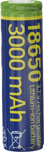 Litij-ionska baterija 18650, 3,7 V, 3000 mAh, ploski kontakti (10C)