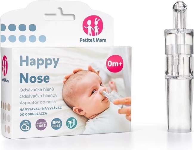 Sesalnik nosnih izločkov za sesalnik PETITE & MARS Happy Nose 0 m+