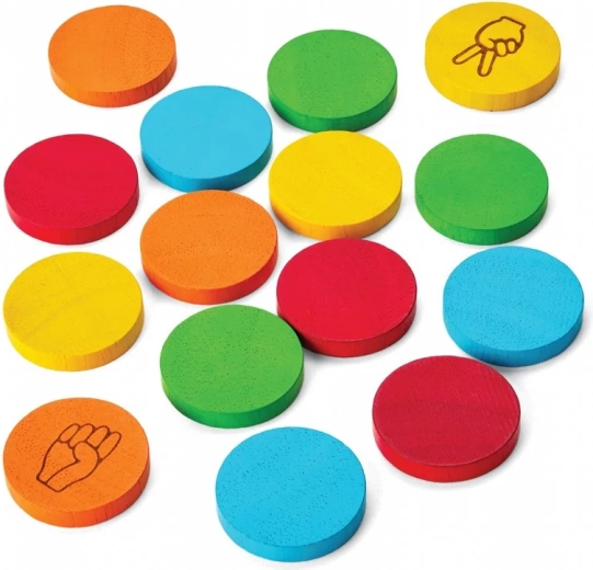 PlanToys mini spomin (pexeso) kamen, škarje, papir