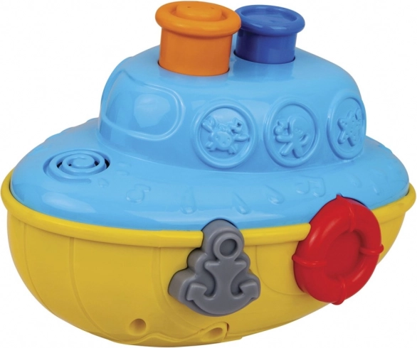 Igrača za kopel parnik na baterije