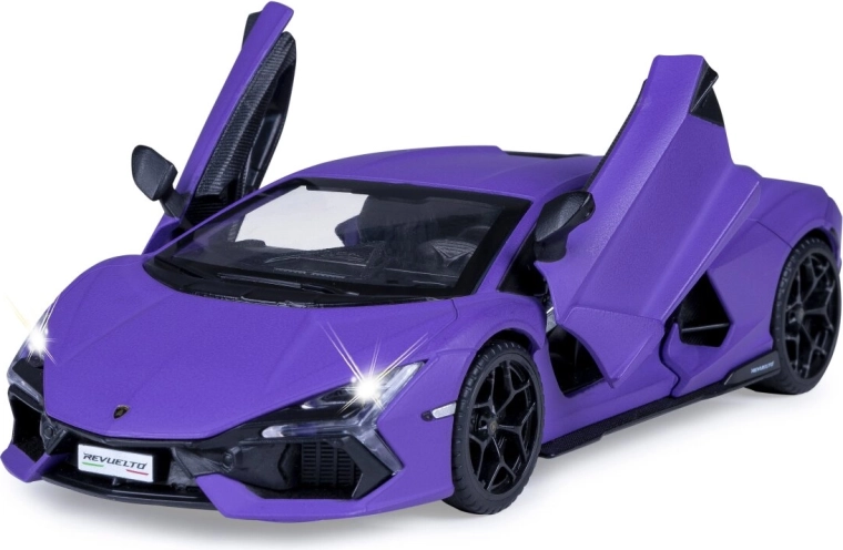 JAMARA Lamborghini Revuelto kovinski model v merilu 1:32, vijoličen