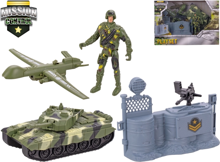 Mission Control tank z dodatki 18,5 cm – igralni set