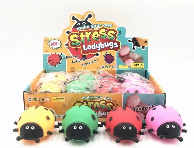 šaljiva pikapolonica v različnih barvah