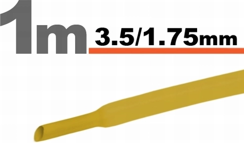 Termoskrčljiva cev – Rumena