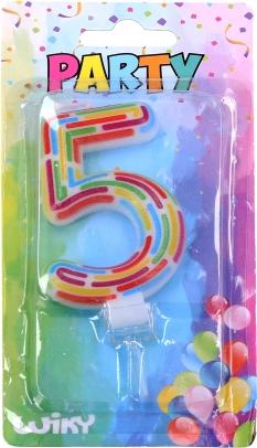 Party svečka številka 5 – črtice