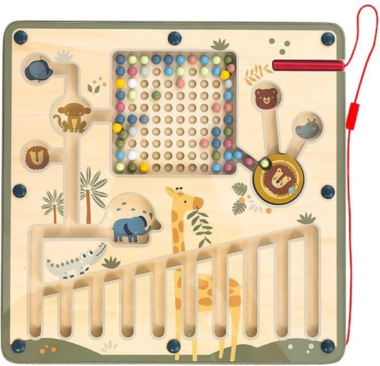 Magnetni safari labirint Baby Mix