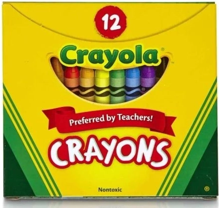 Crayola Safe Crayons with Bright Colors - 12 pcs