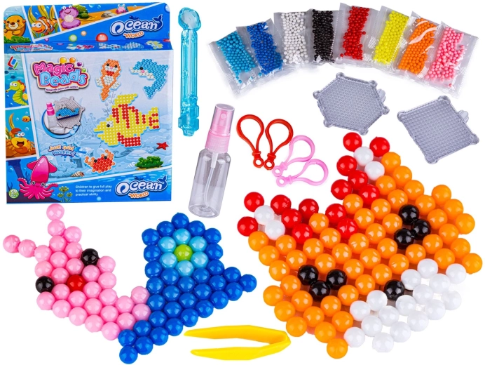 Water beads Ocean 800 pcs, 8 colors
